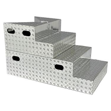 Imagem de Chrome Plated Deluxe Breakable Ring Stairs for WWE Wrestling Action Figures