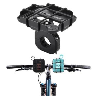 Imagem de YipuVR Suporte de alto-falante de bicicleta para JBL GO 4/3/2, suporte universal para alto-falante montado no guidão com grade de silicone elástica
