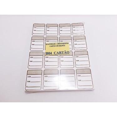 Imagem de Etiqueta B04 Prata com 1.000 - Sun Special