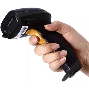 Imagem de Leitor Código Barras Laser Sem Fio Wireless Usb - BCS