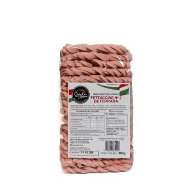 Imagem de Macarrão Fettuccine N2 Beterraba Quinta de Minas - 500g