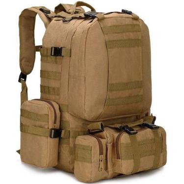 Imagem de Mochila Tática Militar Camping - 55 Litros - Impermeável - Tem Tudo On