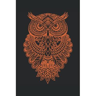 Imagem de Eule Owl Grafik Graphic Kunst Geschenk Mandala Kunst Zeichnung: RÄTSELBUCH - 100x SUDOKU HARD - Lustiges Mandala Eulen Vogel Tier Geschenk, Vintage ... Rätsel, Notiz, Buch, Gehirnjogging, Logik