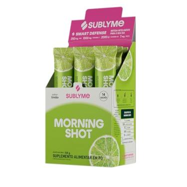 Imagem de Morning Shot Limão - Travel Size (84g) - Sublyme | Suplemento em Pó com Vitamina C, Vitamina D, Própolis e Cúrcuma | Efeito Anti-Inflamatório, Auxílio à Imunidade, Ação Antioxidante, Aporte de Vitaminas e Minerais