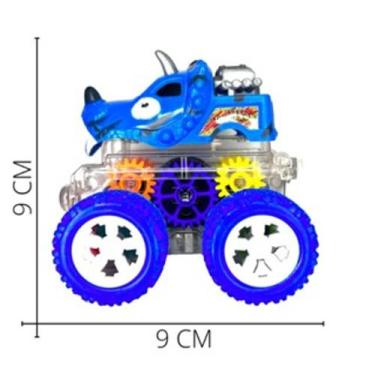 Imagem de Caminhão monstro dinossauro carrinho de brinquedo fricção 360 carrinho