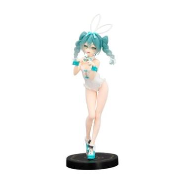 Imagem de NINJAMO Hatsune Anime BiCute Bunnies Rurudo White Color Version Action Figure Anime Decor Statue Toy Figurine 10.63" in