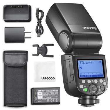 Imagem de GODOX V860 III-S Speedlite Flash, 2.4G Wireless TTL, 1/8000s HSS, 60GN, bateria de íon de lítio, luz de preenchimento de fotografia de retrato compatível com câmera Sony