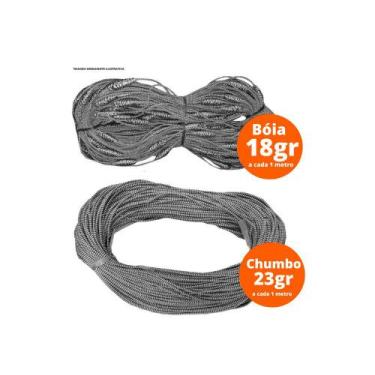 Imagem de Kit 50m Tralha boia 18gr + Tralha Chumbo 23gr King Redinha - RANCHO