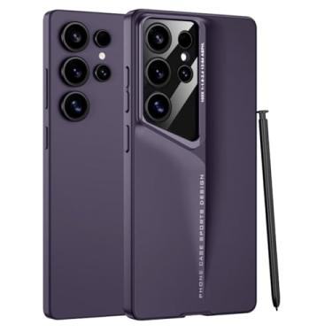 Imagem de MVVKKY Para Samsung S24 FE Ultra-fino Frosted Blade Mecha Hard Pc Case Anti-knock Protection (Para Samsung S24 FE/Roxo)