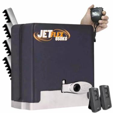 Imagem de Motor De Portão Eletrônico Residencial DZ STARK 650 KG JETFLEX KL (Z18) PPA BIVOLT 2tx...