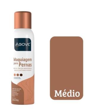 Imagem de Above Maquiagem para Pernas Meia-Calça Aerosol 150ml/90g Baston, Médio