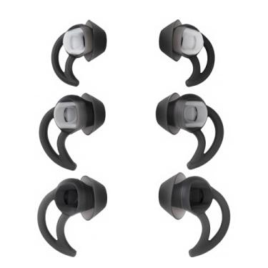 Imagem de SNHTLS Pontas de silicone de substituição para fones de ouvido compatíveis com Bose Qc20 Qc30 Ie2 Soundsport Ie3 Sie2i Fones de ouvido 3 pares P M G
