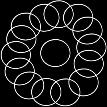 Imagem de 15 peças anel de argola de macramê, BetterJonny 7,6 cm argolas de metal para artesanato branco apanhador de sonhos anéis de guirlanda anéis de argola para decoração de casa, artesanato faça você mesmo