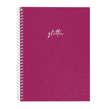 Imagem de Caderno Universitário Feminino Solid Glitter Pessêgo 1 Mat