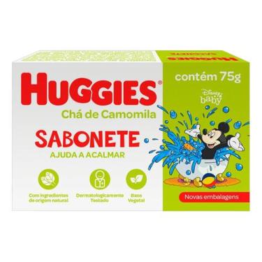 Imagem de Kit c/ 4 Sabonete barra Huggies Cha de Camomila Baby 75 g