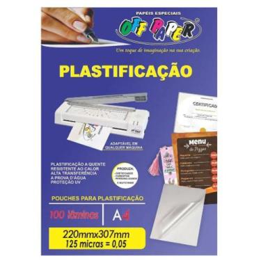 Imagem de Plastificacao A4 220mmx307mm C 100 Laminas (pvc Laminacao) - Off Paper