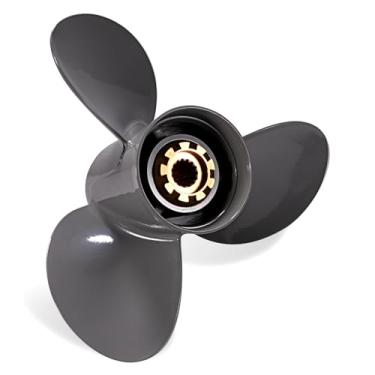 Imagem de Hélice de barco de popa de alumínio 15,5X17 para motores Honda BF115/135/150/200/225/250HP 15 estrias OEM 58130-ZY3-017AH, hélice direita