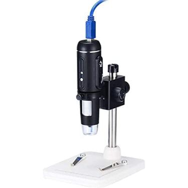 Imagem de Decor 1000x Ampliação Microscopia Usb3.0 Microscópio Digital 5mp Hd Câmera Lupa Eletrônica Com Suporte