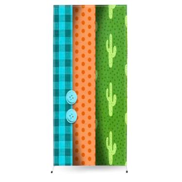 Imagem de Painel Lateral Romano Veste Fácil 0,90x2,20m Festa Junina (PLFJN0002)