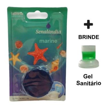 Imagem de 1 Detergente Sanitário Lavanda Marine Cítrico Bloco Pastilha Vaso Banh