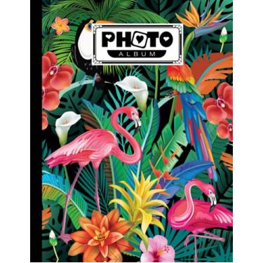 Imagem de Photo Album: Album, Large Photo Albums with Writing Space Memo, Extra Large Capacity Picture Album, Family, Baby, Wedding, Travel Photo Book, 120 Pages | flamingo Cover by Valerie Fitzgerald