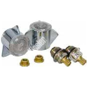 Imagem de Kit de reposição Kissler AB50-0333 para lavatório Sayco, acabamento cromado polido - Inclui alças, assentos, anéis de vedação ou juntas e hastes