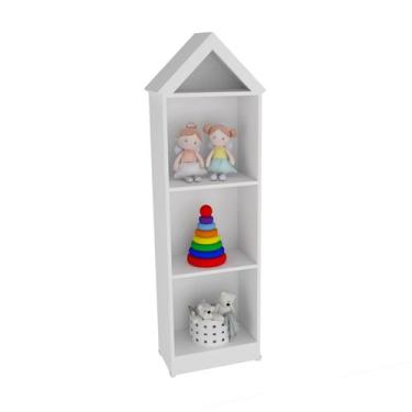 Imagem de Casinha Organizadora de Brinquedos Infantil Amanda 100% MDF - WoodCore