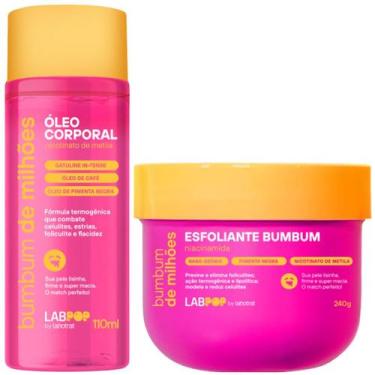 Imagem de Kit Bumbum De Milhoes Oleo Corporal Termogenico + Esfoliante Labotrat 