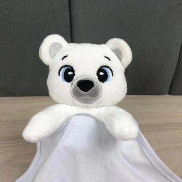Imagem de Naninha bebê bichinho com prendedor de chupeta - Bia Melancia, Urso po