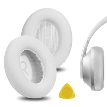 Imagem de Geekria Almofadas auriculares de substituição QuickFit para fones de ouvido Bose 700, NC700, NCH700, peças de reparo (brancas)