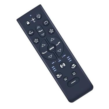 Imagem de ZWP RF396E Controle remoto de substituição compatível com Tempur-Pedic Tempur-Ergo ProSmart Base RF396E JLDK.111.19.01 Cama ajustável