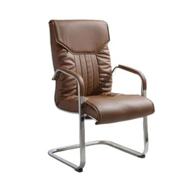 Imagem de Cadeira de jogos moda lazer respirável cadeira de computador cadeira de conferência em forma de arco confortável escritório casa computador cadeira de escritório cadeira de escritório (marrom)