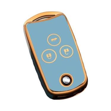 Imagem de Capa De Chave Dobrável Em TPU Para Honda Civic Accord Jazz CRV HRV CRZ