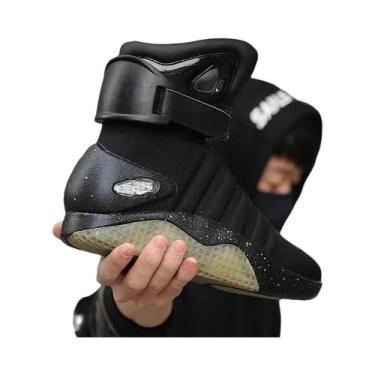 Imagem de Botas De Festa Masculinas Com LED E Carregamento USB, Controle Remoto,