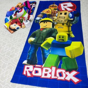 Imagem de Toalha ROBLOX de Banho e Praia Temática Personalizada do Gigante Algod