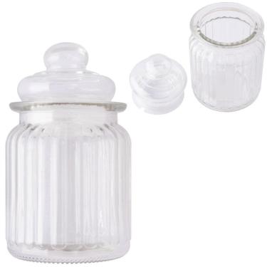 Imagem de Pote De Vidro Redondo Com Tampa Hermetica 230Ml