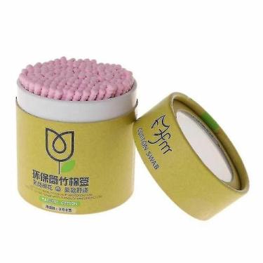 Imagem de Cotonetes de algodão palitos de algodão com haste de bambu - HUOGUO