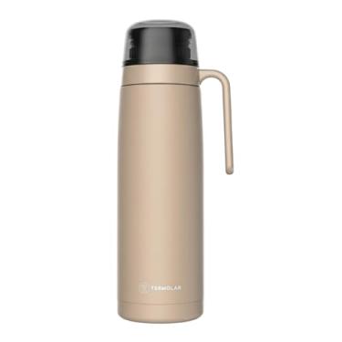 Imagem de GARRAFA TÉRMICA R-EVOLUTION 1L ROLHA CL 100% INOX AREIA Termolar