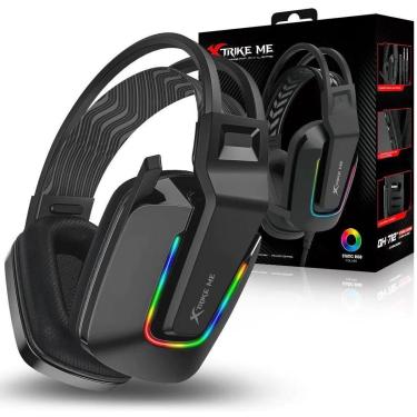 Imagem de Headset Gamer Com Fio Overear Rgb Xtrikeme Gh712-Unissex
