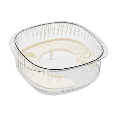 Imagem de IEUDNS Tanque de tartarugas Aquático para animais de estimação terrestres aquáticos Habitat de aquário de tartarugas, Camada única