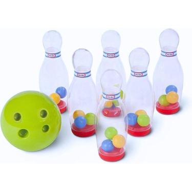 Imagem de Brinquedo Jogo De Boliche Luminoso Infantil 6 Pinos Castela