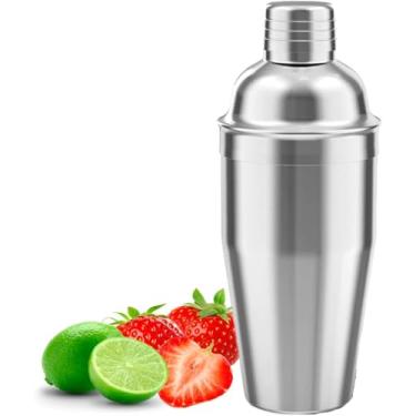 Imagem de Coqueteleira em Aço Inox, 750ml, para Bebidas e Drinks, Shaker Profissional