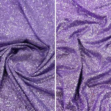 Imagem de Tecido Tule Com Glitter Pesado Explosão | 1,50m (Lavanda,2m)
