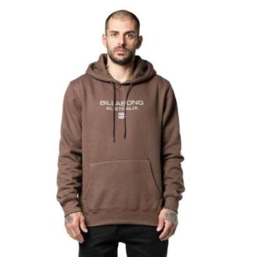 Imagem de Moletom Billabong Fech Throwback 280Grm Marrom-Marrom-P-Masculino