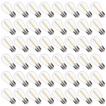 Imagem de Lâmpadas LED Austin Coast S14 Replacement 1W 2200K, pacote com 48