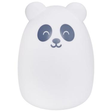 Imagem de Lumiária Infantil Gumy Panda Luz 2 Intensidades Temporizador Carregamento por Cabo UBS Multilaser