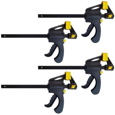 Imagem de Kit 4 Grampos Sargento 200mm Eda