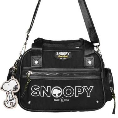 Imagem de Bolsa Snoopy Maletinha Média Feminina Duas Alças SP2849-Feminino
