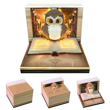 Imagem de Calendário 2026, calendário semanal 3D, bloco de notas, calendário 3D, faça você mesmo, arte esculpida em papel, decoração de mesa, presente para Natal, aniversário, aniversário Q