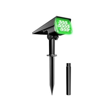 Imagem de Refletor de Paisagem Solar LED - Atualizado com 20 LEDs e Painel Estendido Instalação Fácil 2-em-1 IP65 para Jardim Páti